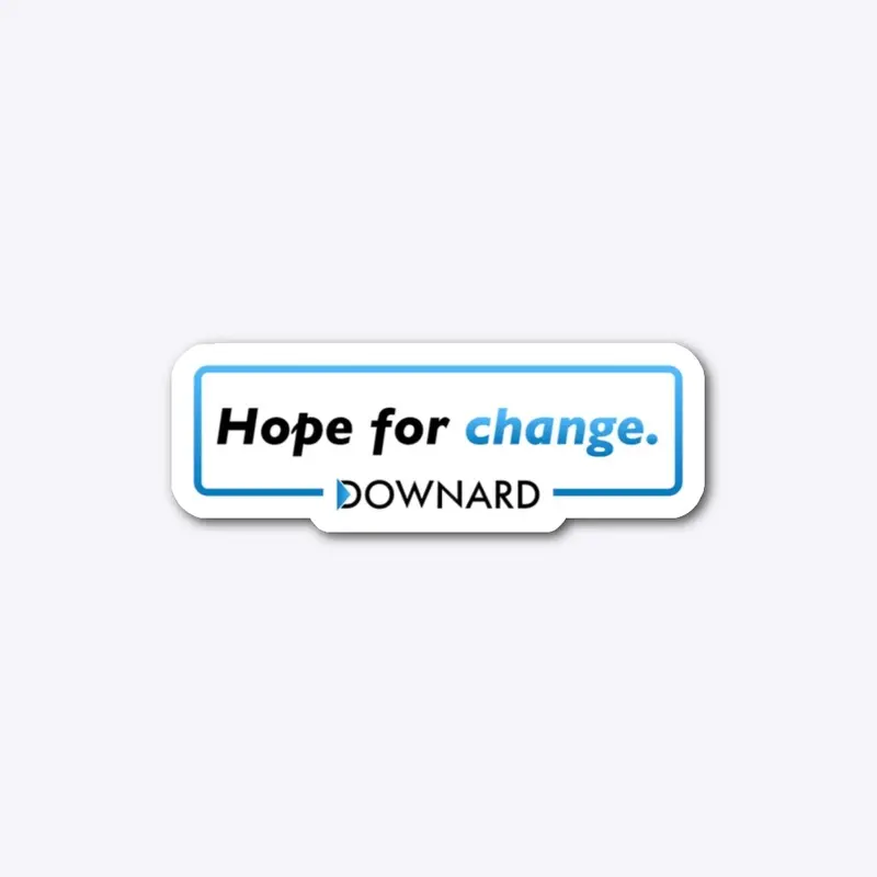 Hope for Change Sticker